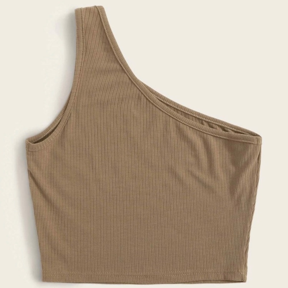 SHEIN One shoulder crop top